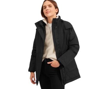 EVERLANE Renew Black Parka Size XXS (can fit size XS)